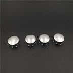 Chrome Grooved Bolt Toppers Caps for Harley Twin Cam Dyna Softail Road King
