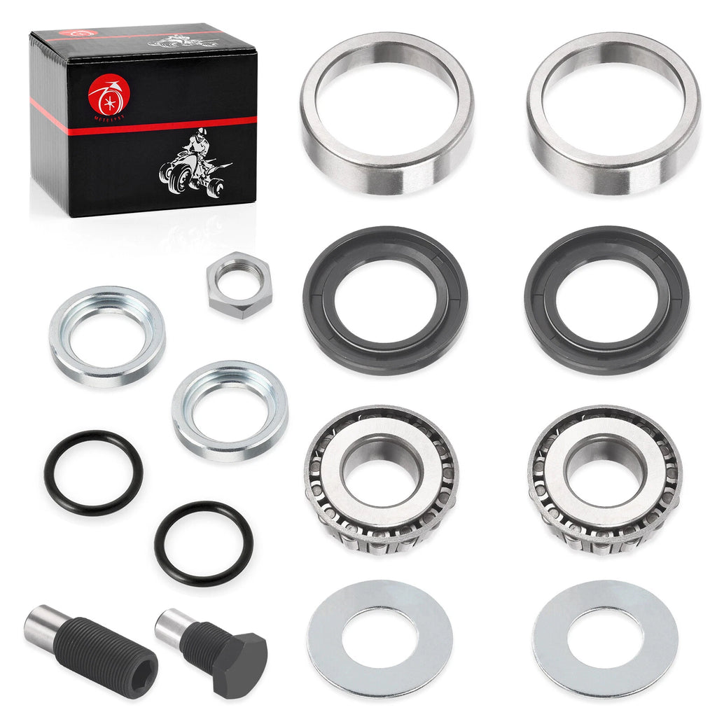 Swing Arm Bearing Seal Kit w/Shaft & Pivot Bolt for Kawasaki Prairie 360 650 700 (2000–2006)