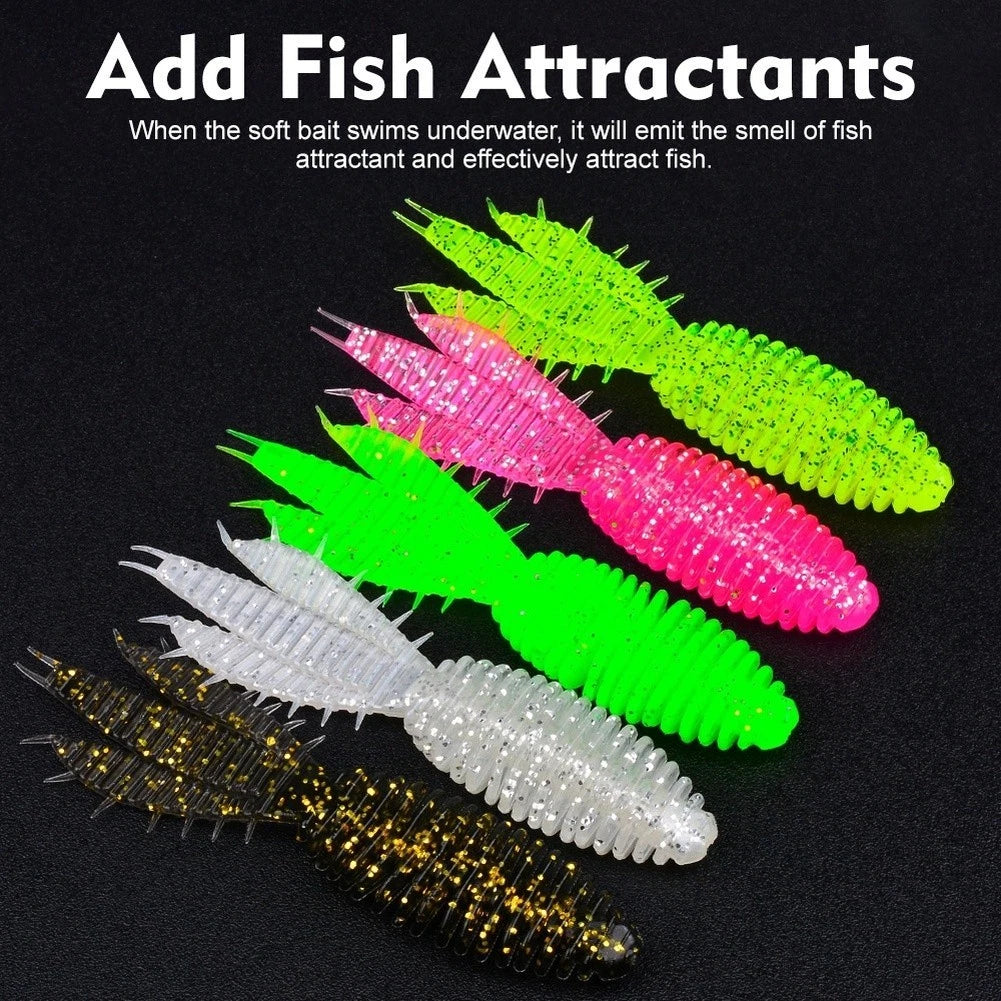 8pcs Soft Lure Pack for Bass Fishing (Freshwater)