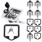 Set of 6 Trailer Door Latch T-Handle Locks for RV Truck Tool Box