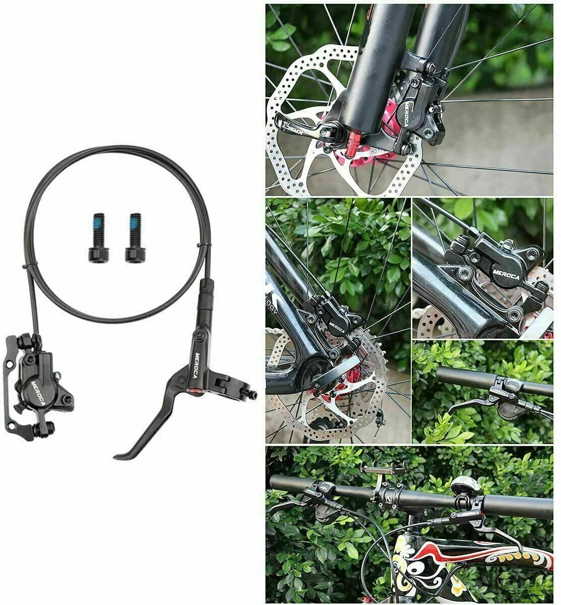 Hydraulic Disc Brake Set for MTB Mountain Bike (Front & Rear)