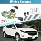 Set of 4 Trailer Wiring Harness 56245 4 Pin for Chevrolet Traverse (2014–2017)