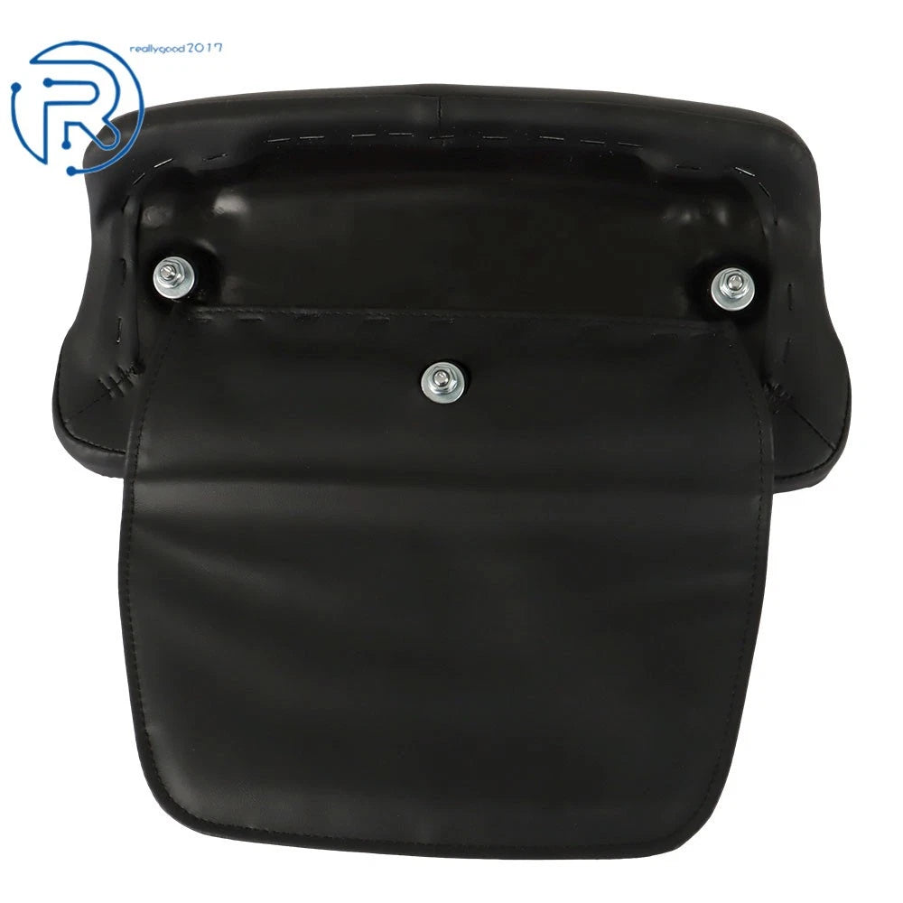Backrest Pad for Harley Glide Street Road Glide Road King (2009-Present) Red Stitching