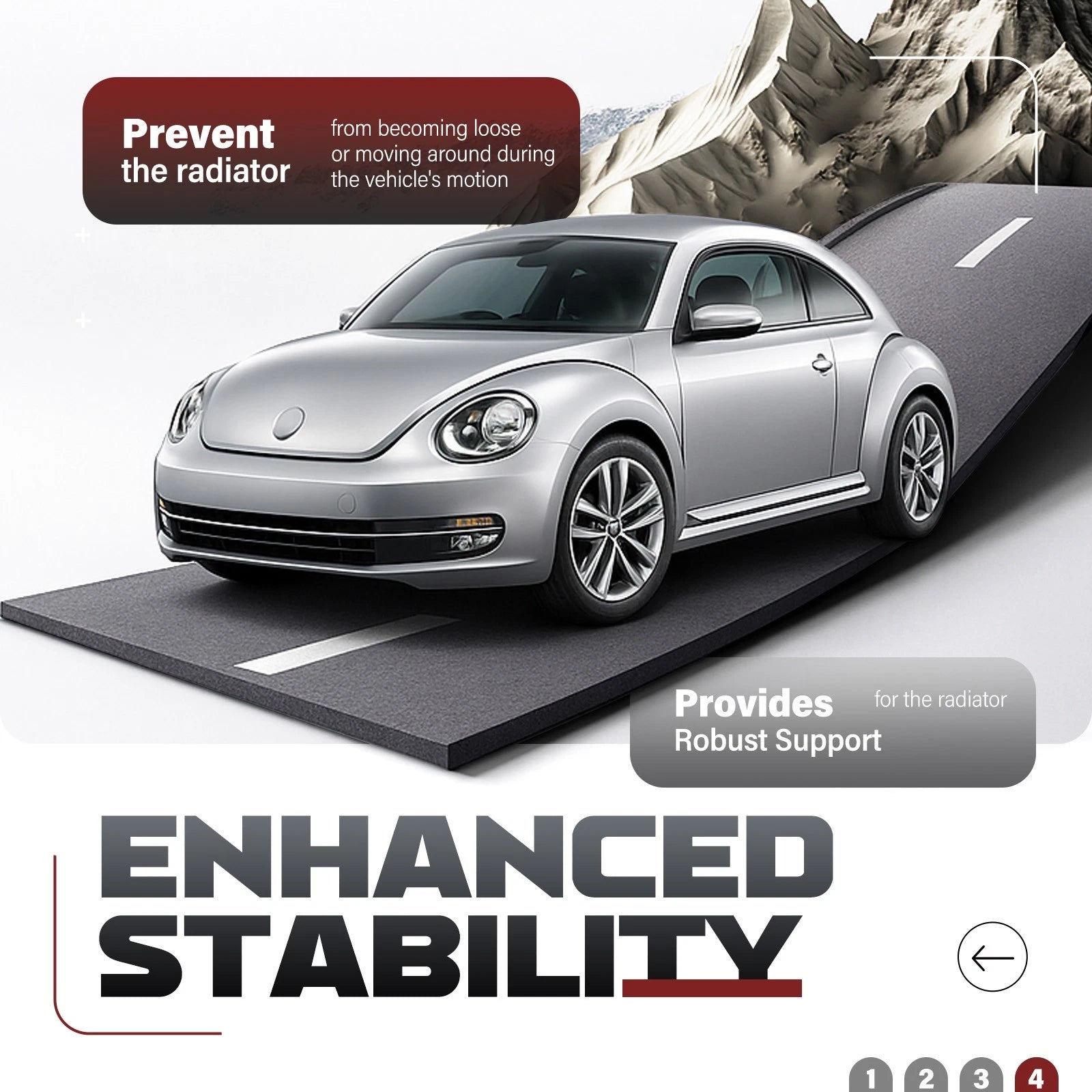 Radiator Support for Volkswagen Beetle Hatchback (2012–2019)