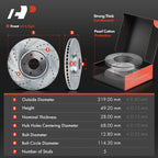 Drilled Rotors & Ceramic Pads for Nissan Murano (2003–2023)