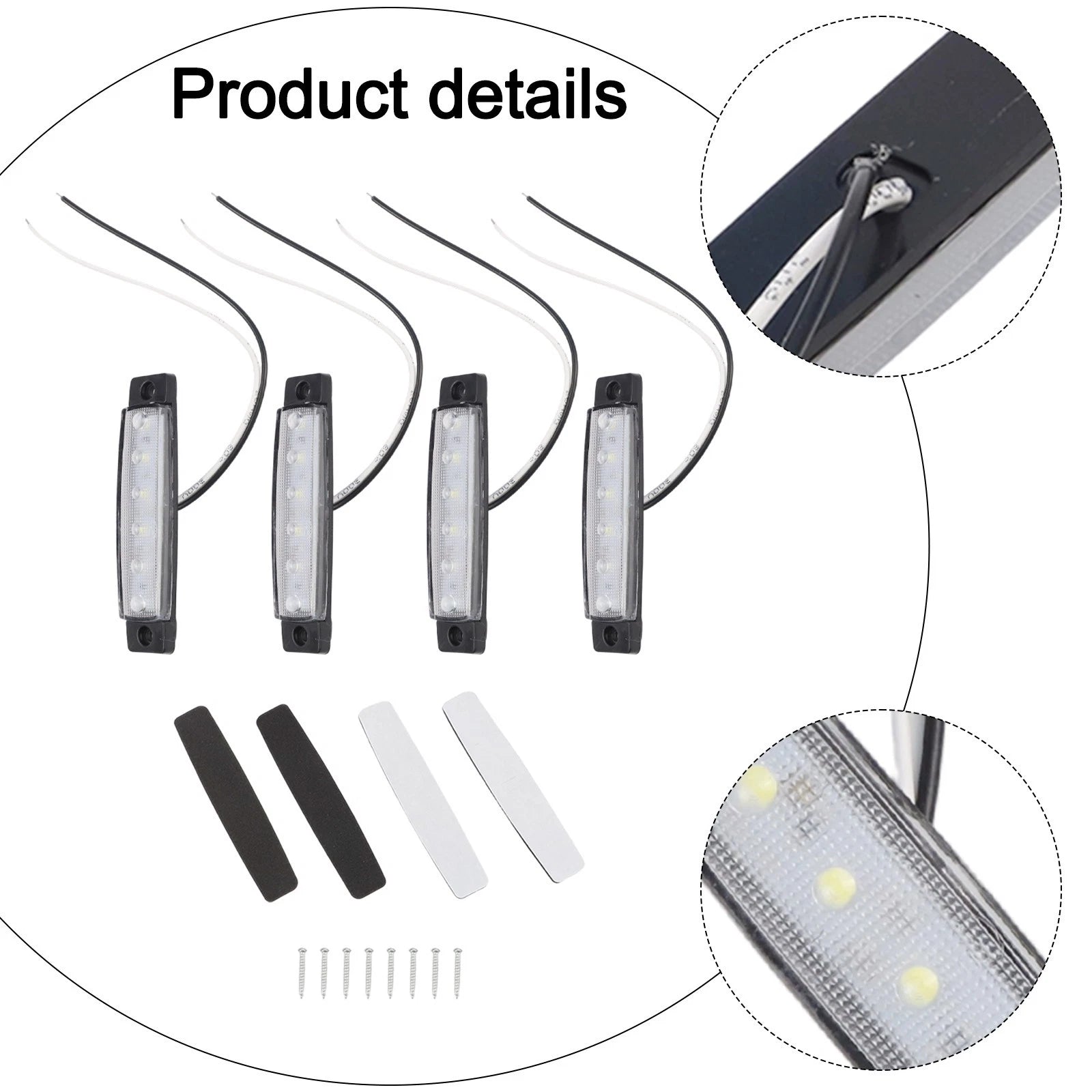 6-LED Rock Light for Jeep Truck (Dust Resistant)