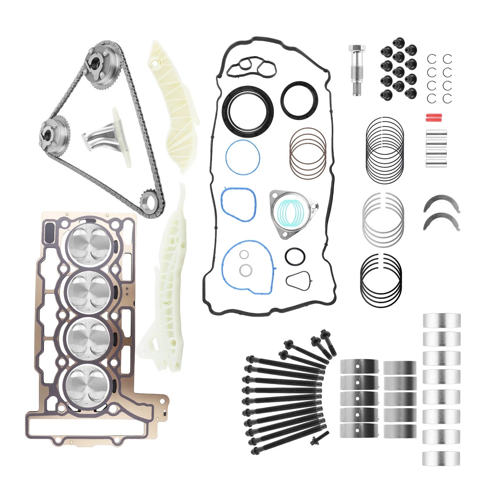 Engine Repair Rebuild Kit for Mini Cooper R56 R60 R61 N12 N16 1.6L (2007–2016)