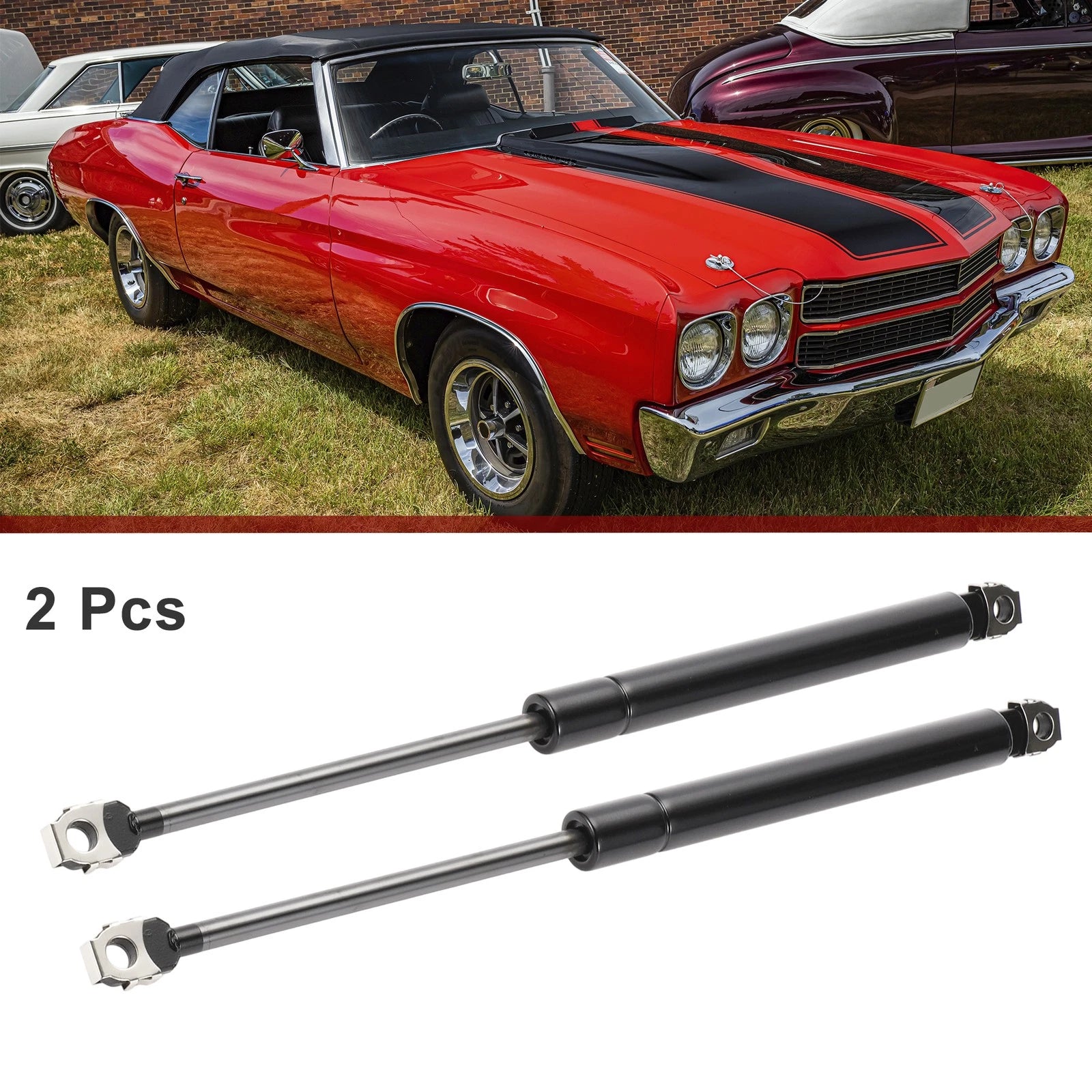 2 Pcs Front Hood Lift Supports Gas Strut for Chevrolet Camaro (1982–1992)