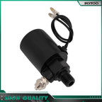 1/4" NPT Electric Air Valve Solenoid for Train Horn 200 PSI 12V Black