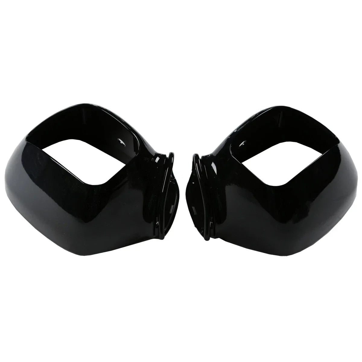 Black Rear View Mirror Case Covers for Honda Goldwing GL1800 (2001-2017)