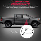 Front Right Power Window Regulator with Motor for Jeep Cherokee Comanche (1987–1996)