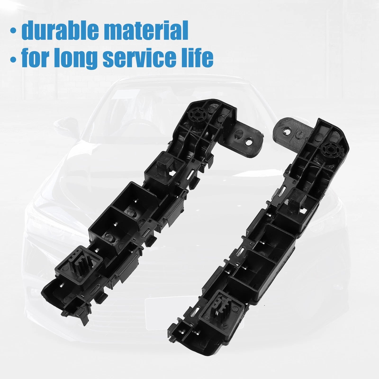 Set of 2 Front Bumper Mounting Support Brackets for Honda HR-V (2016–2021)