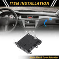 HVAC Air Door Actuator Heater Blend for Ford F650 (2001–2008) 3C3Z19E616BA