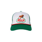 Mack Trucks Retro Foam Trucker Hat Adjustable Green White Mesh Cap