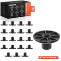 20Pcs Nylon Panel Splash Shield Nut Retainer Clips for Ford 