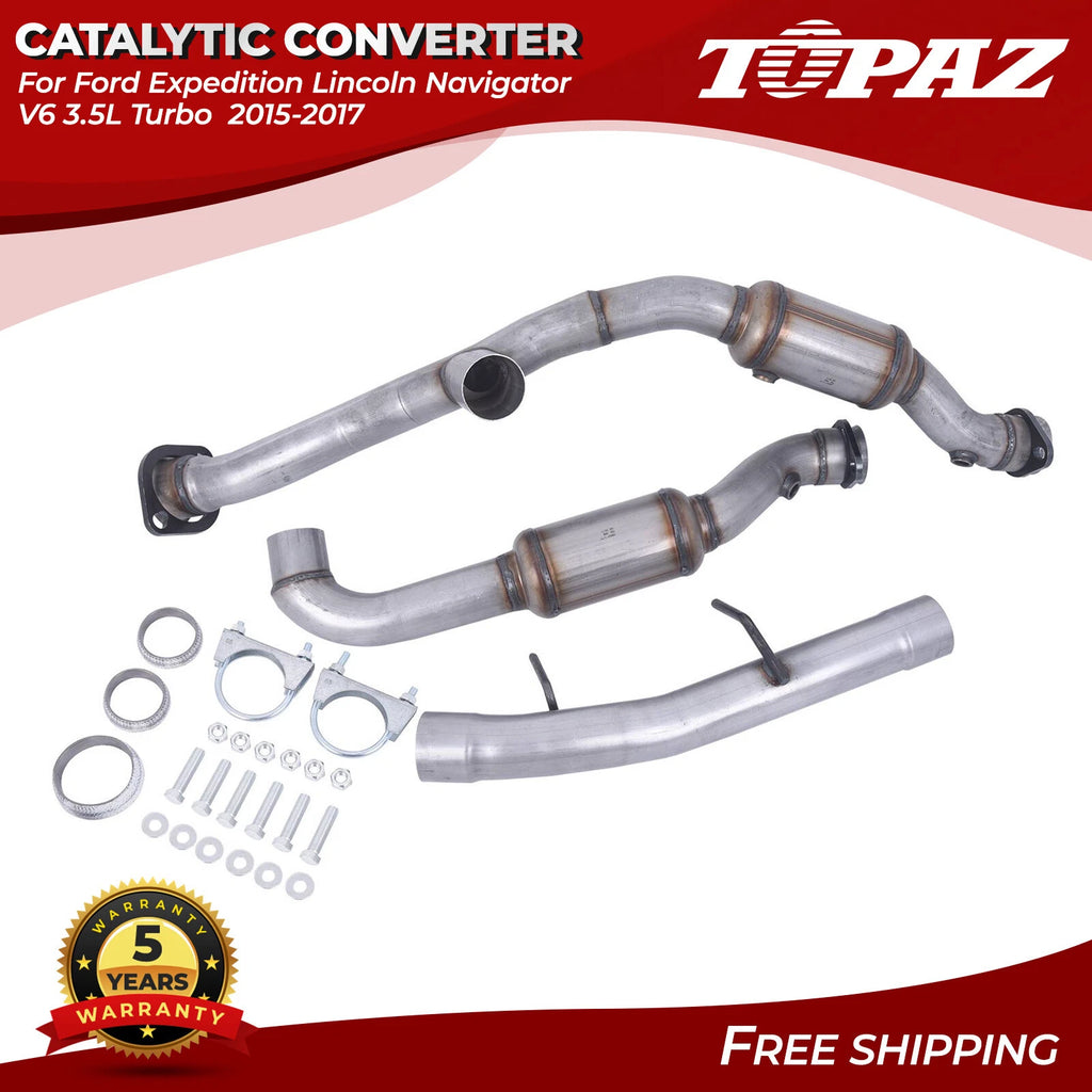 Catalytic Converter for Ford Expedition Lincoln Navigator (2015–2017) Turbo