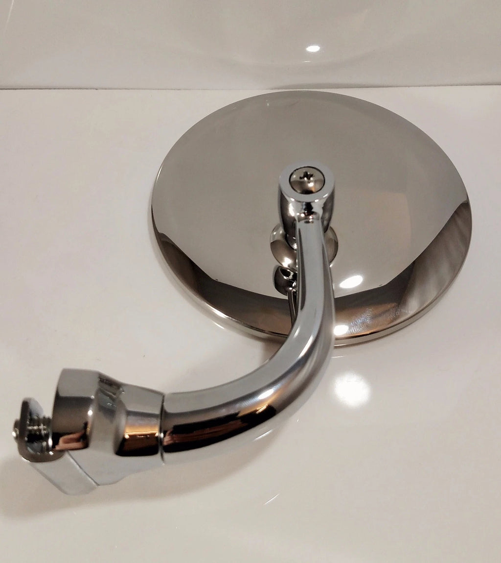 Convex Peep Mirror Universal Stainless Steel for Ford Dodge Chevy Mopar (Universal)