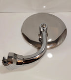 Convex Peep Mirror Universal Stainless Steel for Ford Dodge Chevy Mopar (Universal)