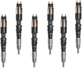 6X Fuel Injector RE524364 RE518723 SE501939 for John Deere 6081T (Diesel)