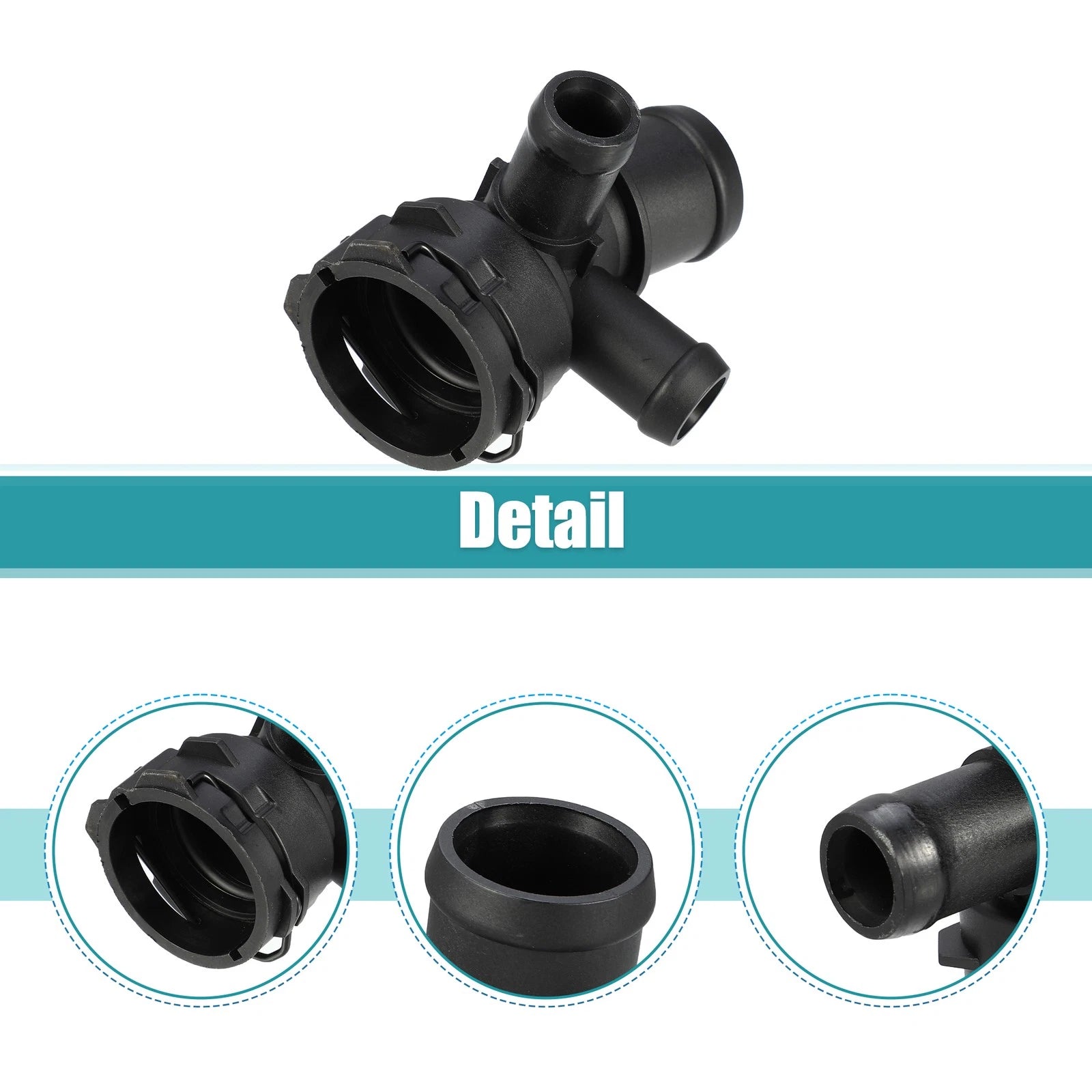 Engine Coolant Hose Connector No. 4F0122293A/3B0122291K for Audi A4 (2009–2022)