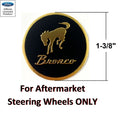 Steering Wheel Horn Button Insert Replacement Decal for Ford Bronco (1966–1977)
