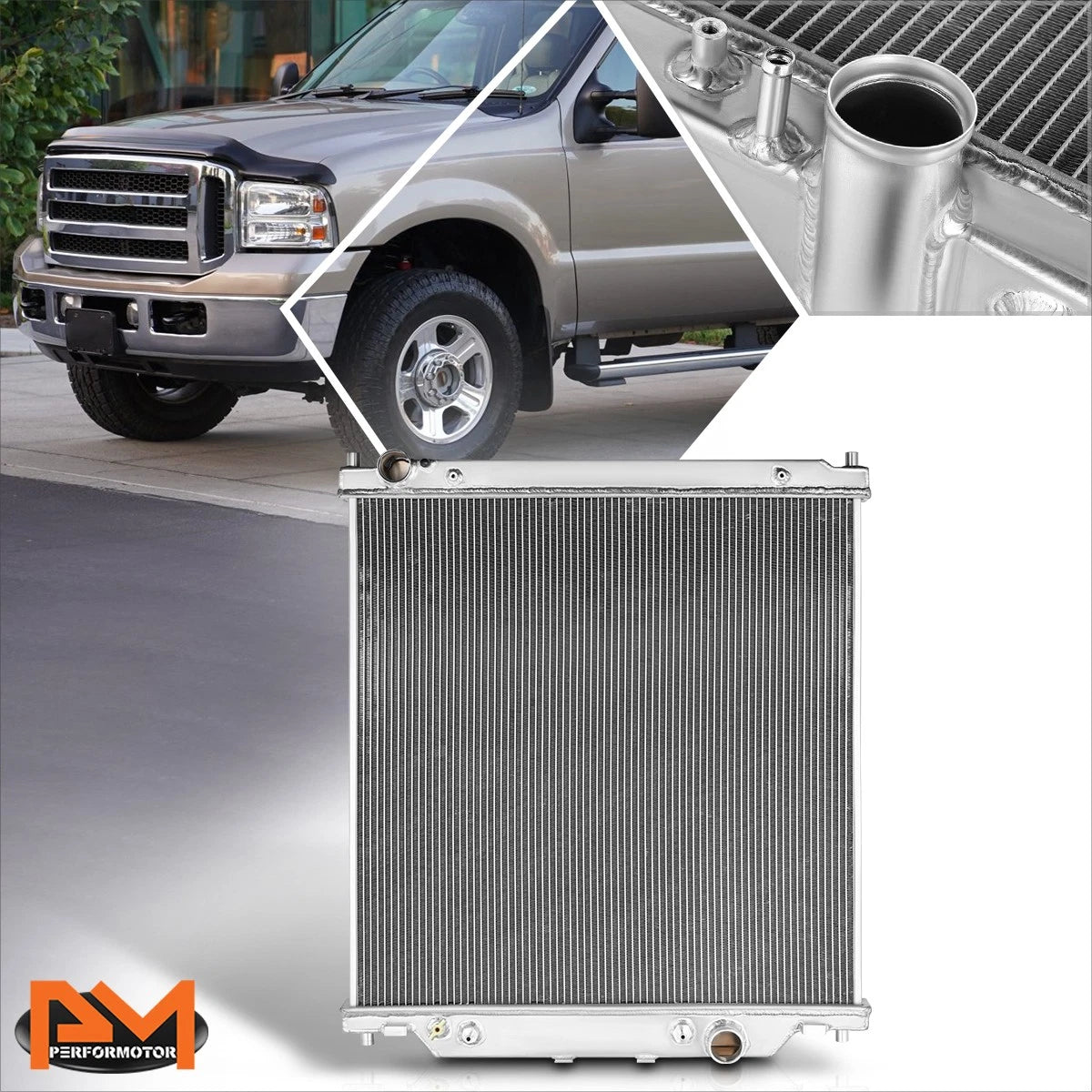 Aluminum Core Cooling Radiator for Ford F-250/F-350/F-450/F-550 (2003–2007)