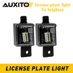 2X LED License Plate Light for GMC Sierra 1500 2500HD 3500HD (2014–Present)