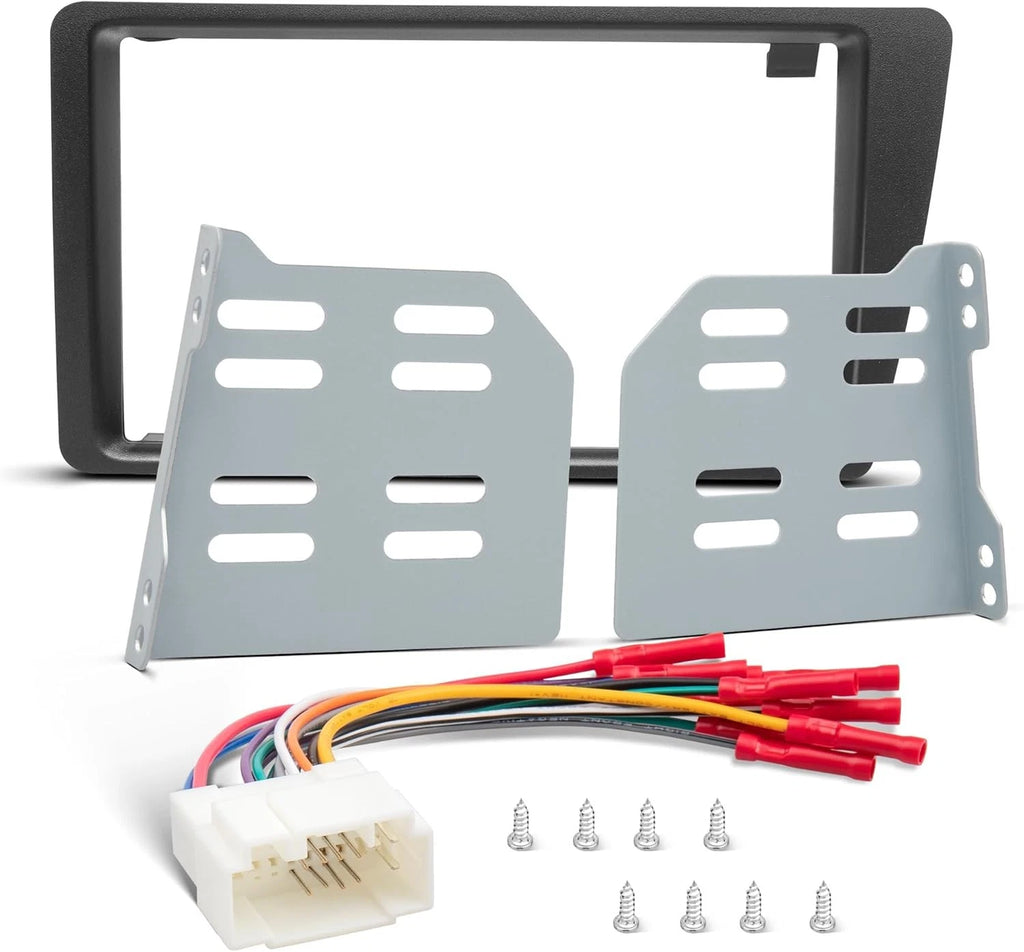 2 DIN Radio Stereo Install Dash Kit with Wire Harness for Honda Civic (2001–2005)