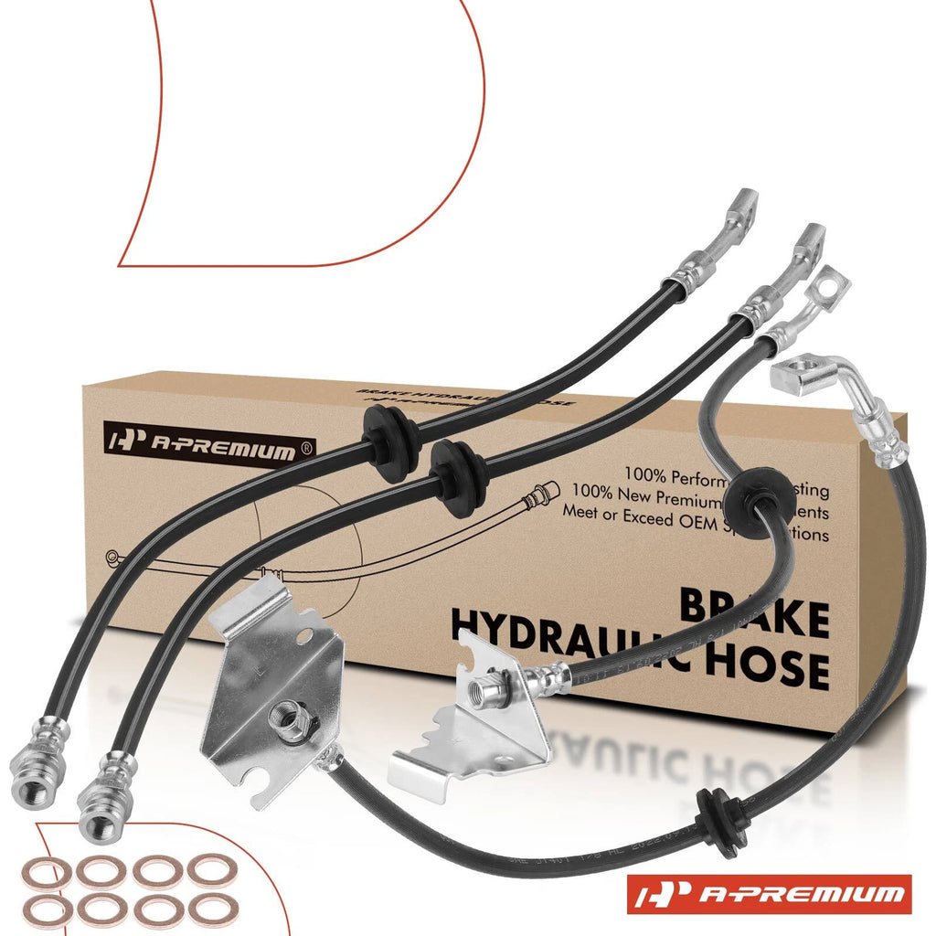 Set of 4 Brake Hydraulic Hoses for Chevrolet Caprice (2011–2017)