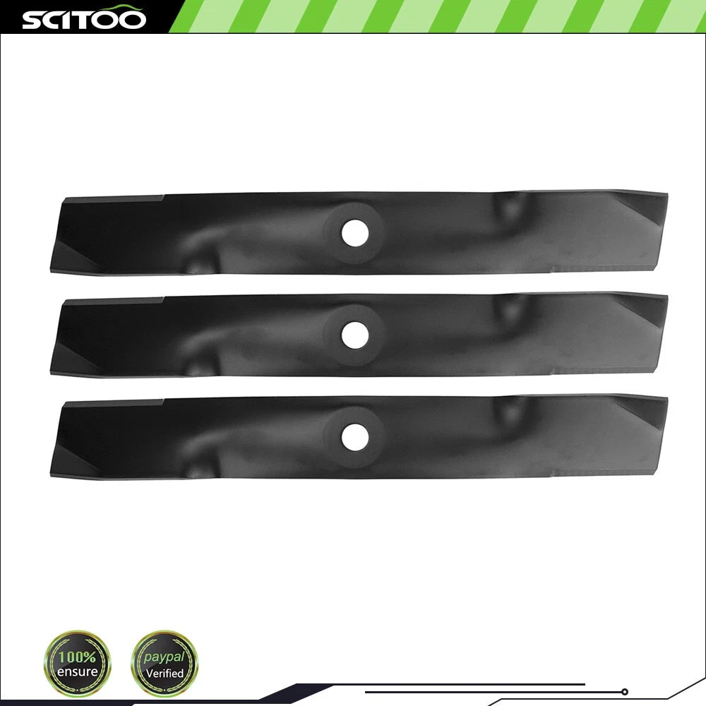 3 Lawn Mower Blades for John Deere X485 X495 X500 X520 X530 X534 X540 X575 X585