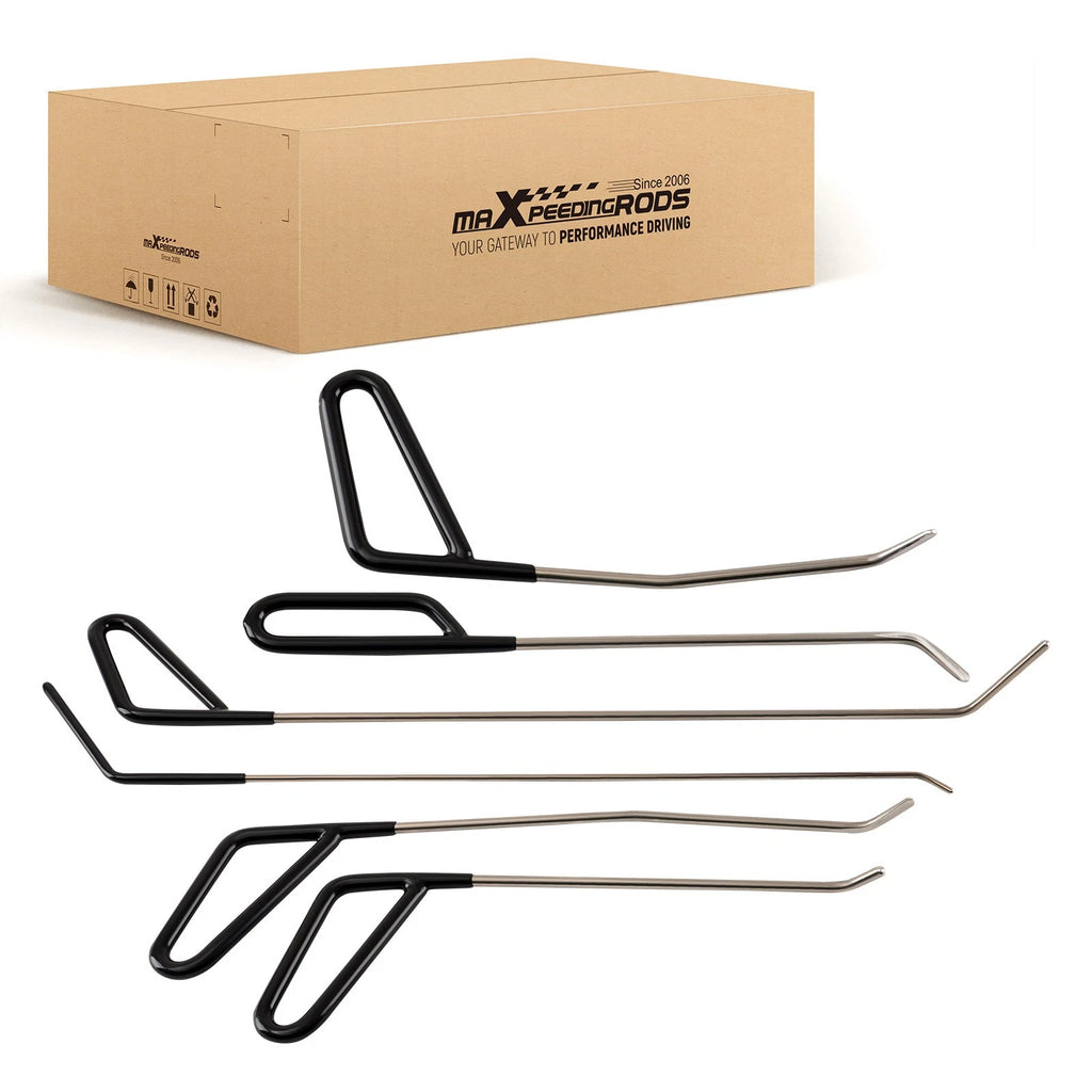 Set of 6 Paintless Dent Repair Rods for Automotive (26-57cm)