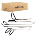 Set of 6 Paintless Dent Repair Rods for Automotive (26-57cm)