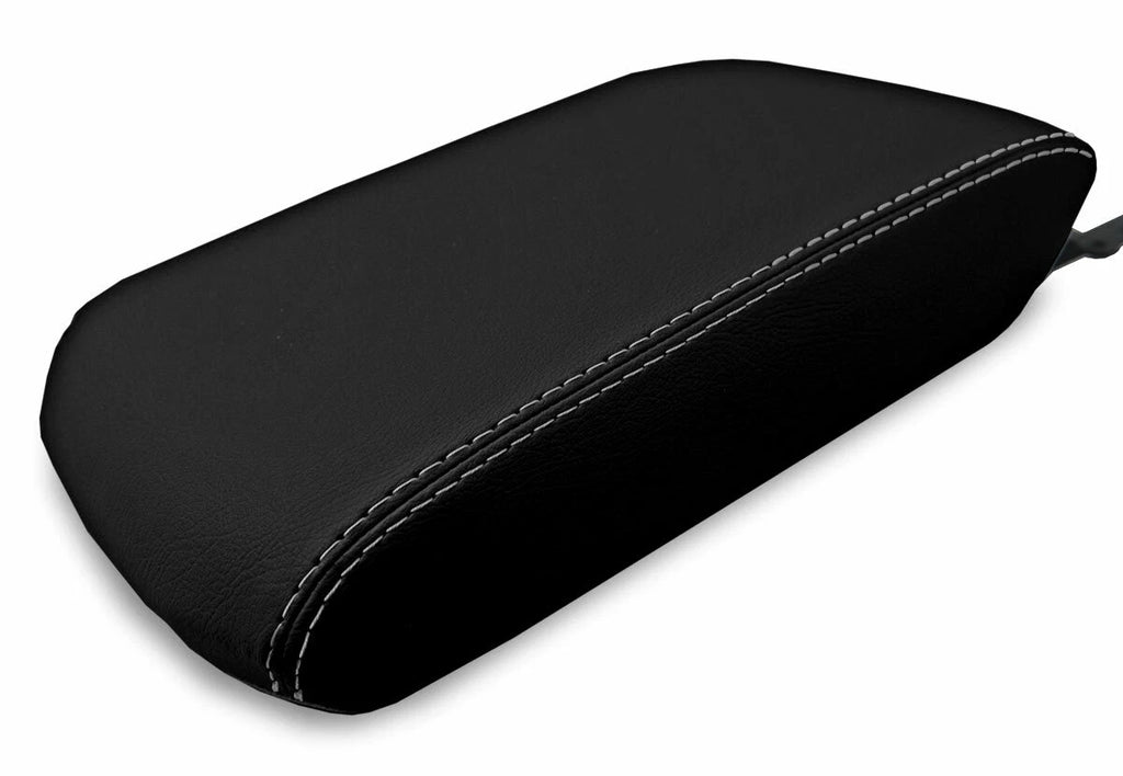 Console Lid Pull Over Cover Leather for Toyota 4Runner (2010–2019) Gray Stitch
