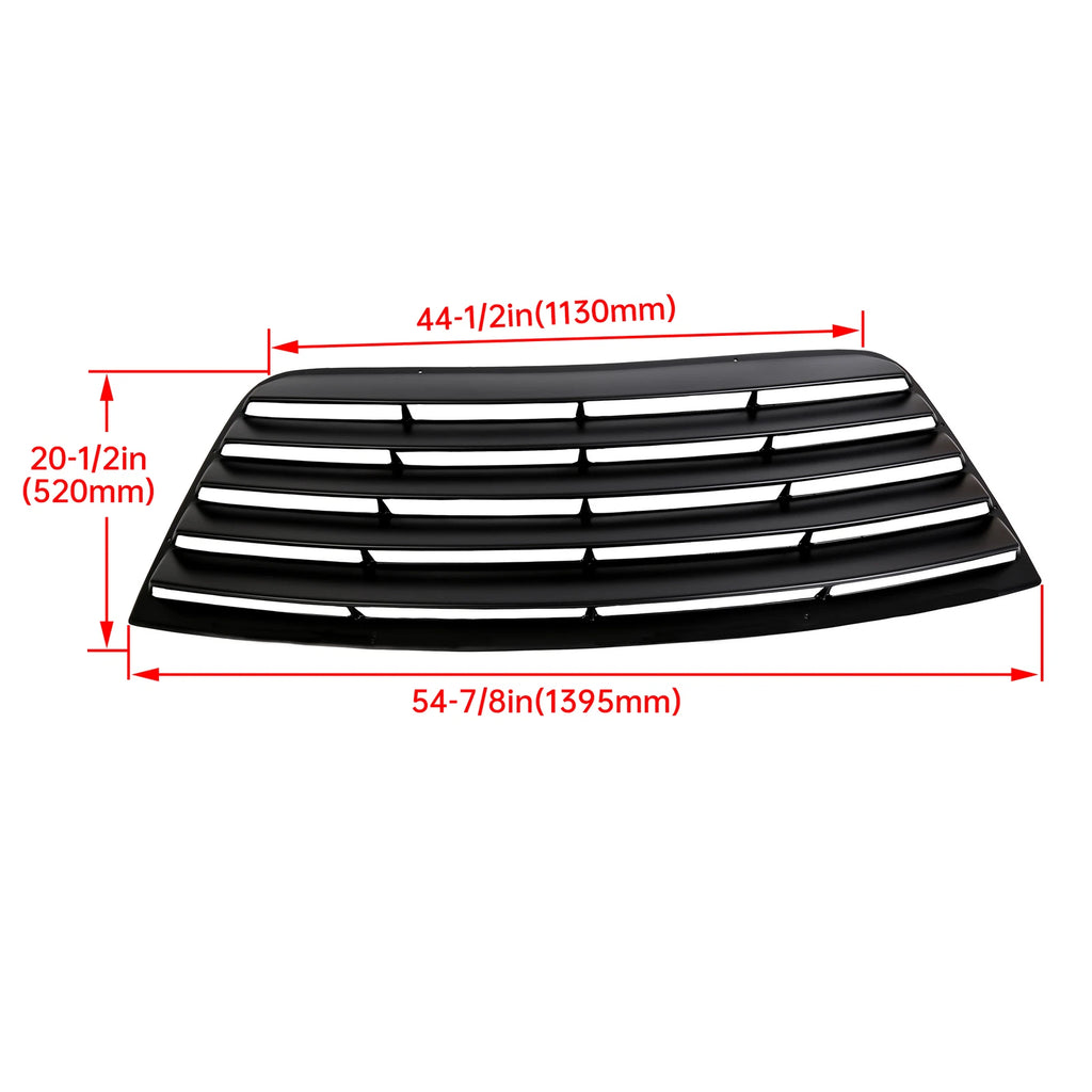 Rear Window Scoop Louver Sun Shade Cover for Dodge Challenger (2008-2023)
