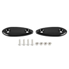 Mirror Block Off Plates Black for Kawasaki Ninja 250 300 400 650 (2013–2022) T9