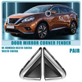 1 Pair Door Mirror Corner Fender for Nissan Murano (2015–2018)