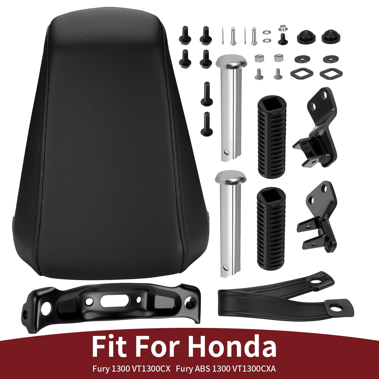 Rear Passenger Seat with Footpeg Kit for Honda VT1300CX VT1300CXA (2010–2024)