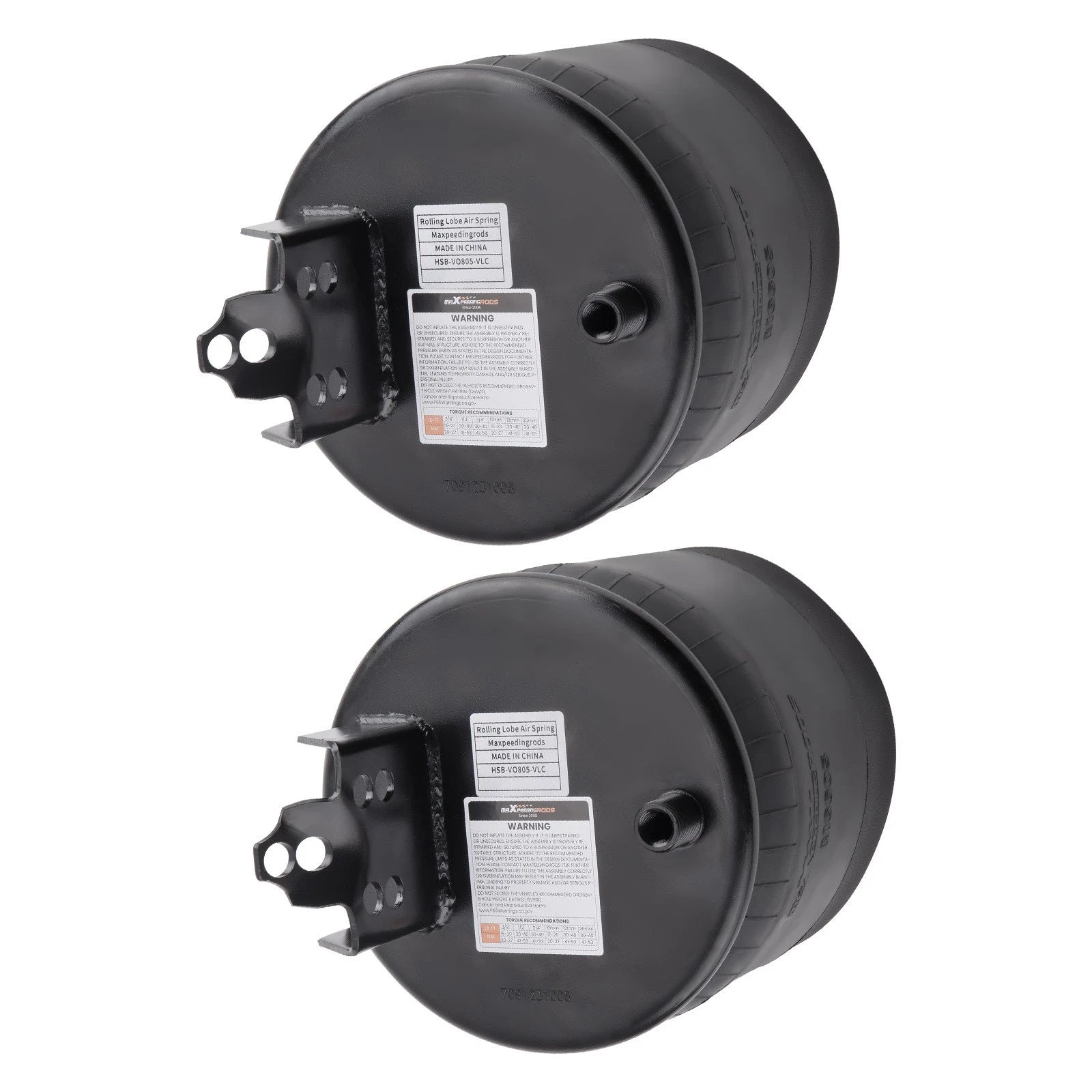Pair Air Suspension Bags for Firestone W01-M58-8472, ContiTech 82206M