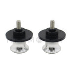 2X CNC M6 Swingarm Spools Sliders 6mm for Aprilia Yamaha YZF-R1 R6 FZ-1 (2000–2023)