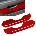 2pcs Interior Front Door Panel Cover Trim for Jeep Wrangler JL (2018–2023)