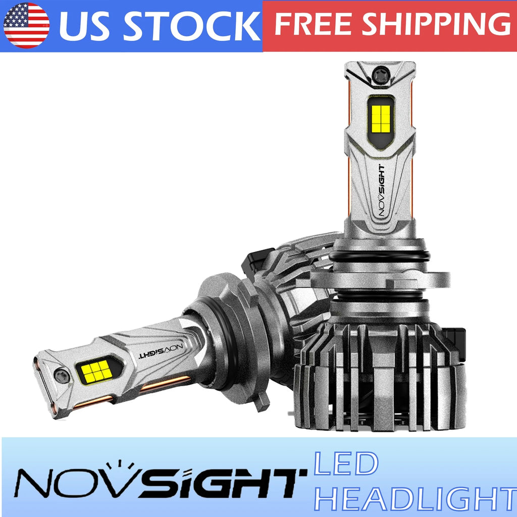2X 9006 HB4 LED Headlight Bulbs for
