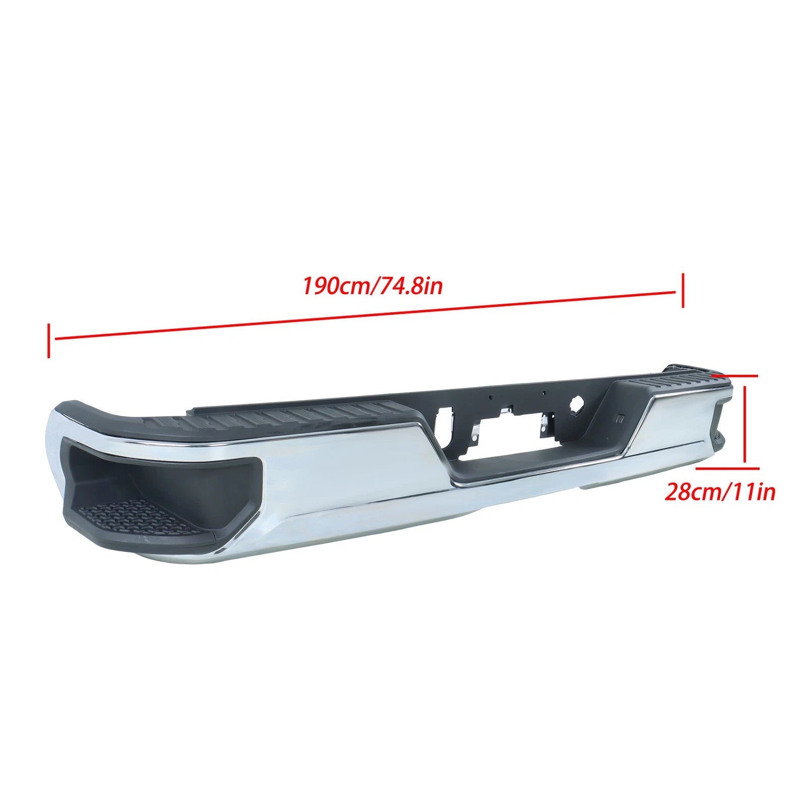 Complete Rear Bumper Assembly for Sierra Silverado 2500 3500 (2020-2025)