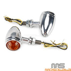 LED Bullet Turn Signal Lights for Harley Cafe Racer