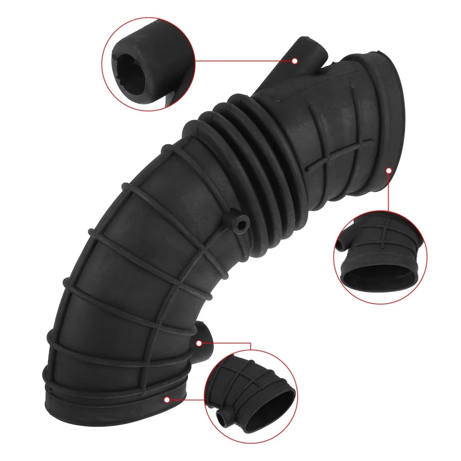 Air Duct Filtered Pipe Air Intake Hose Tube for BMW 525i (1989-1990)