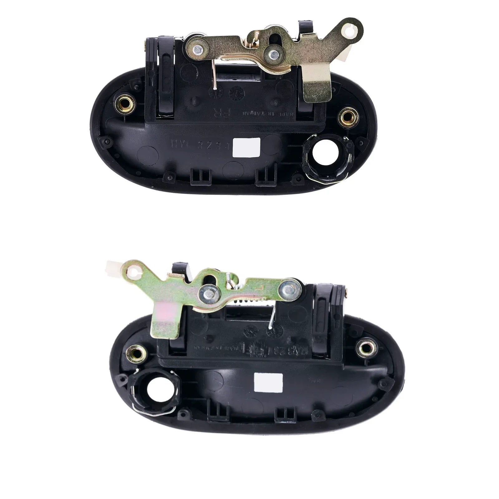 2 x Front LH+RH Black Outer Door Handle for Hyundai Excel X3 (1994–1997)
