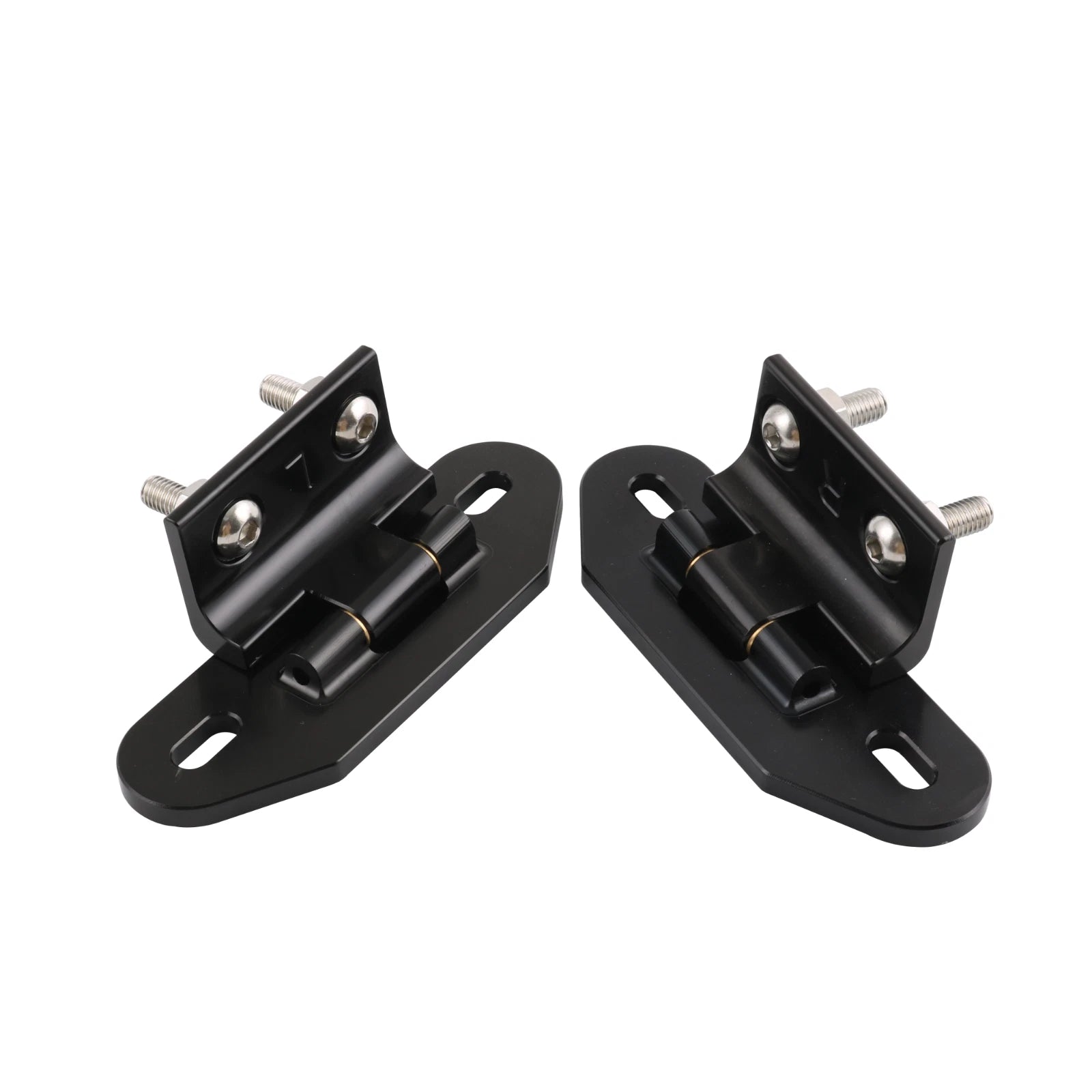 Pair Black Rear Hatch Hinges for Camaro/Firebird (1982–1992) Billet Aluminum