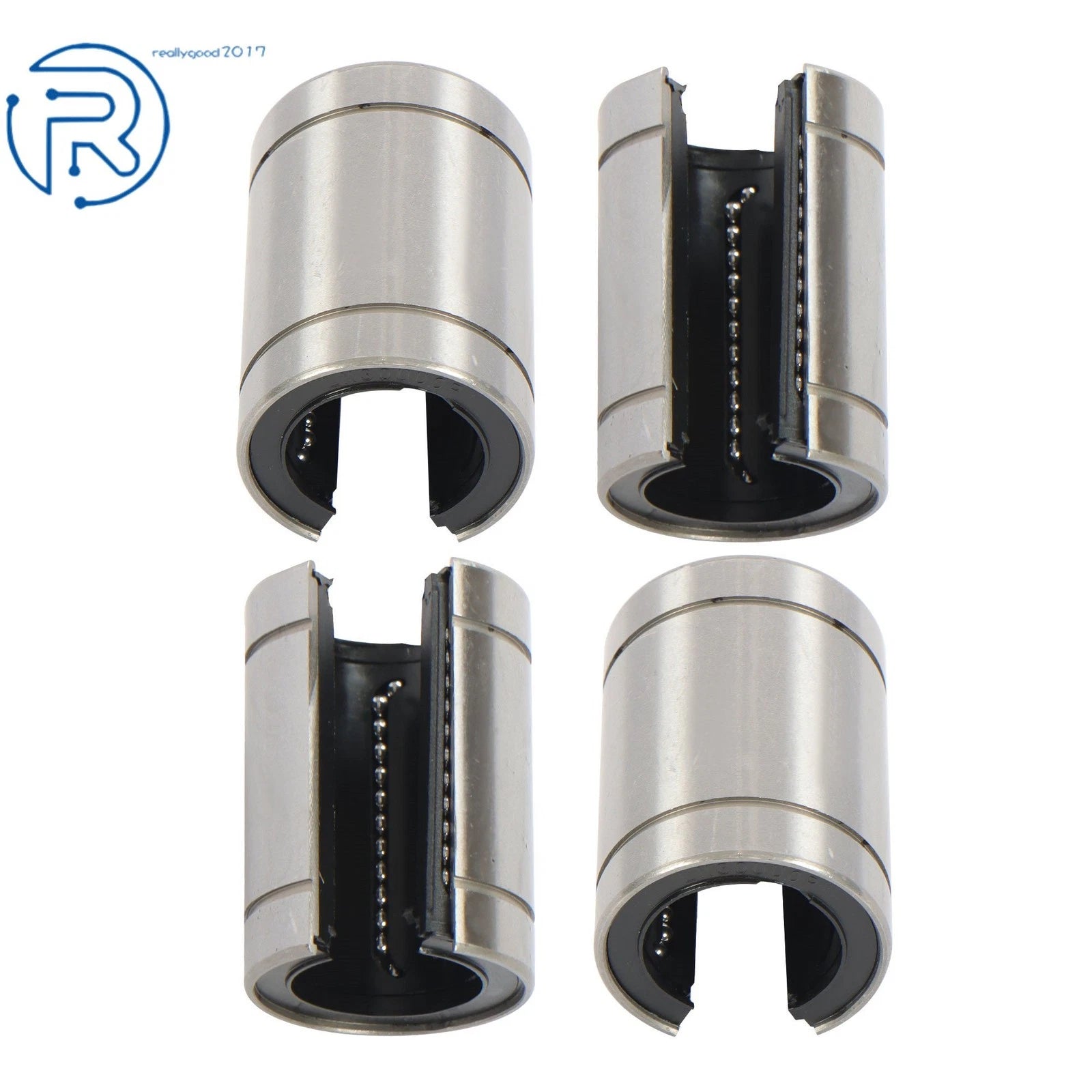 Set of 4 LM30UUOP Linear Bearings 30mm Bore 45mm OD Open Type for CNC