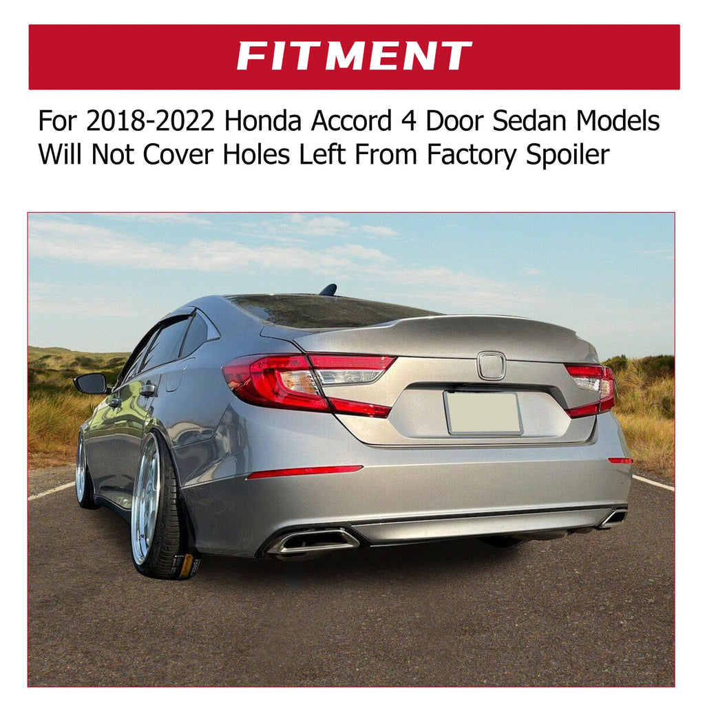 Duckbill Trunk Spoiler Lip for Honda Accord (2018-2022)