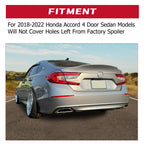 Duckbill Trunk Spoiler Lip for Honda Accord (2018-2022)