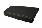 Leather Console Lid Armrest Cover for Mazda Miata MX5 (1990–1997) Yellow Stitch